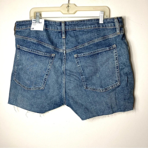 Old Navy High-Waisted O.G. Cut-Off Denim Jean Shorts 3” Size 18 NWT - Picture 7 of 9